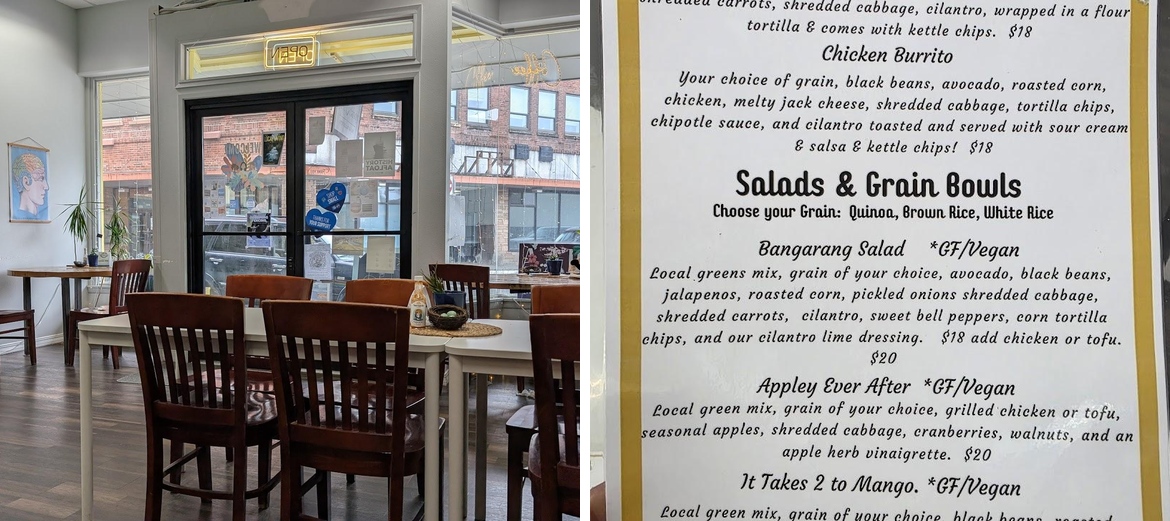 Just Dandy Apothecary & Cafe Menu