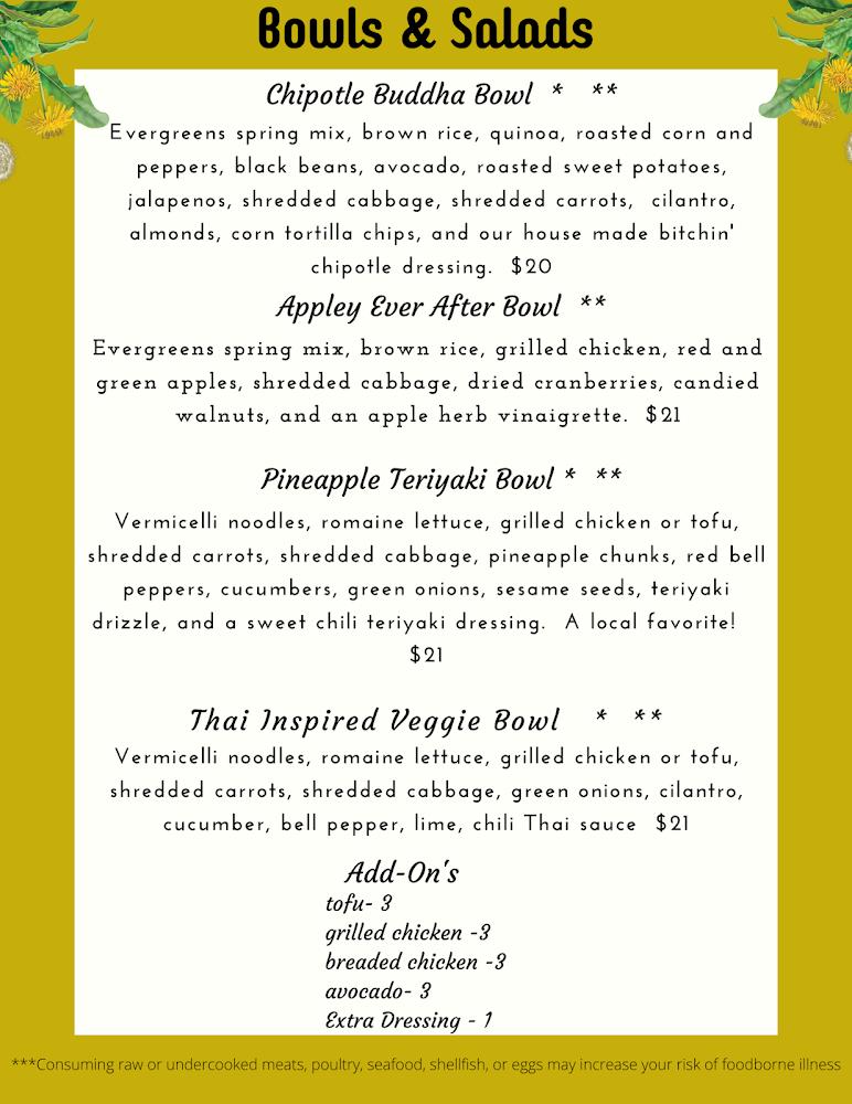 Just Dandy Apothecary & Cafe Menu image 4
