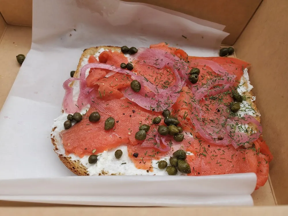 Salmon Lox Toast